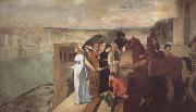 Edgar Degas, Semiramis Building Babylon (mk06)